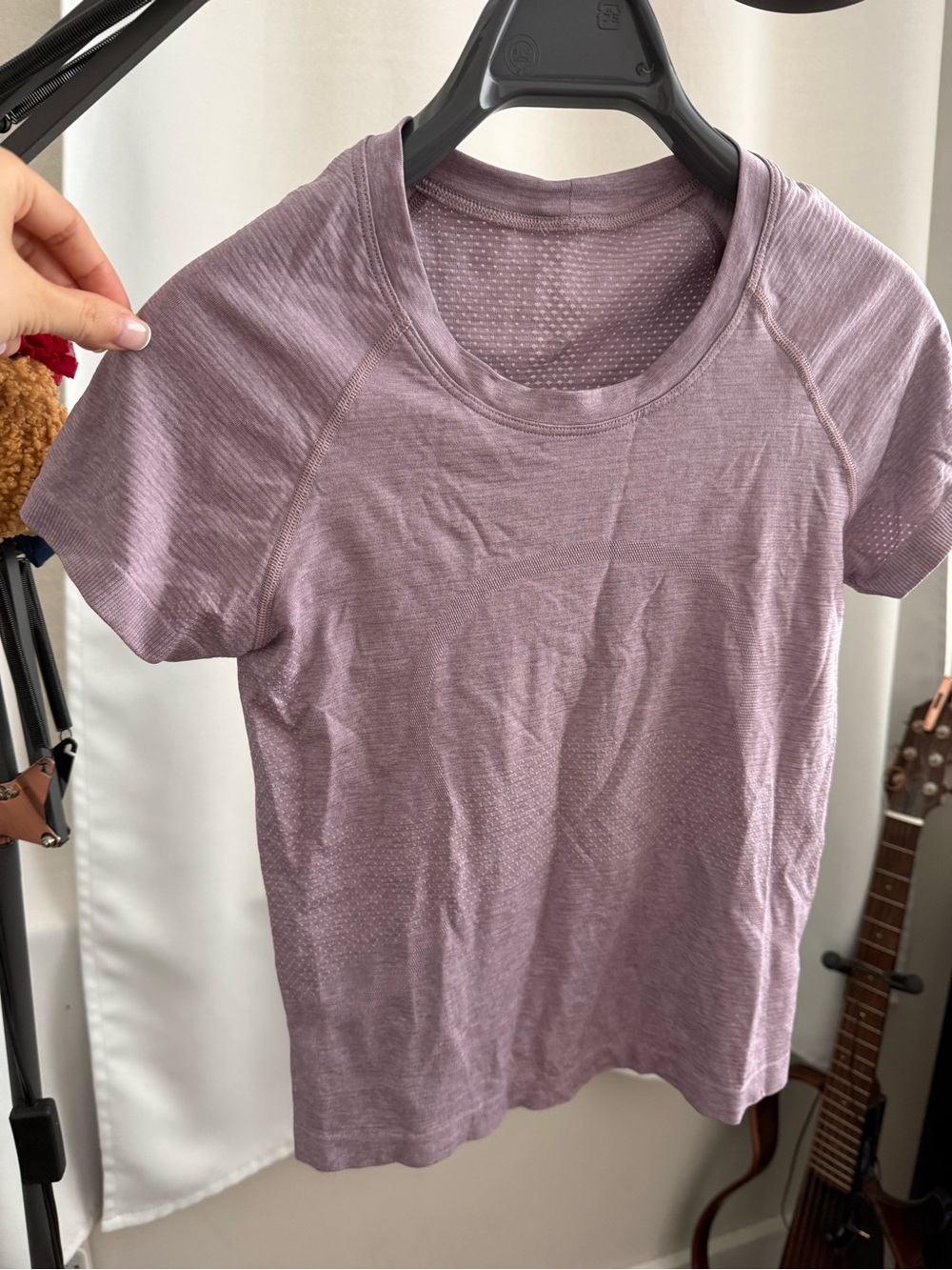 lululemon athletica Short Sleeve Active Tee in Dusty Mauve